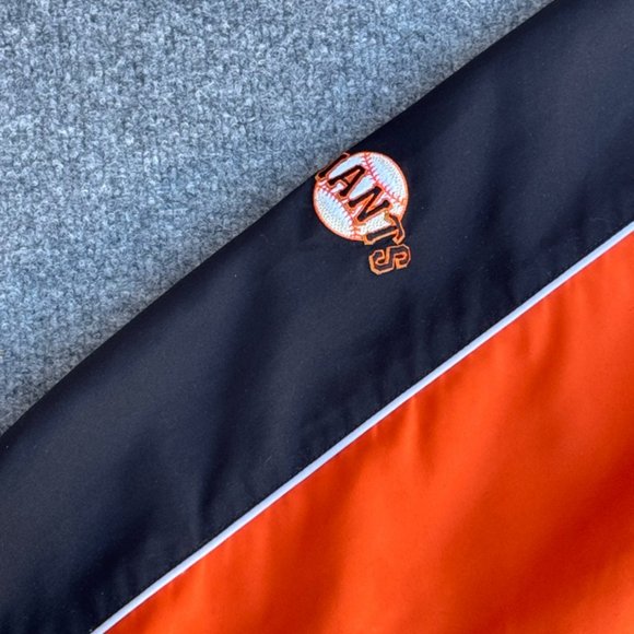 VTG Men's San Francisco Giants Genuine Merchandise Pullover Windbreaker Size 2XL - Picture 9 of 13